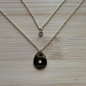 Gold 5th Avenue 2 piece necklace